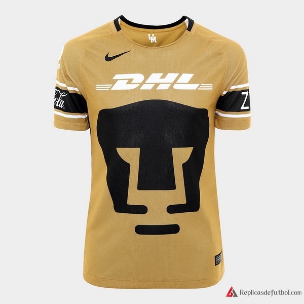 Camiseta UNAM Pumas Tercera equipación 2017-2018 Amarillo